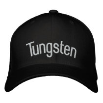 Tungsten embroidered hats