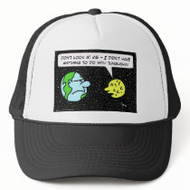 tunguska meteorite earth moon mesh hats