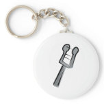 Tuning fork keychains