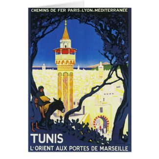Tunis ~ L'Orient Aux Portes de Marseille card