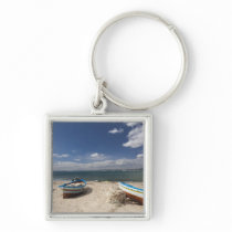 Tunisia, Cap Bon, Hammamet, fishing boats on Keychain