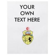 Tunisia Coat of Arms Flyer Design