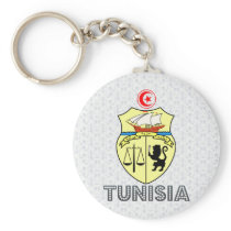 Tunisia Coat of Arms Keychain