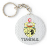 Tunisia Coat of Arms Keychain
