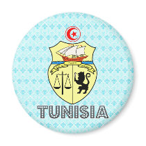 Tunisia Coat of Arms Fridge Magnet