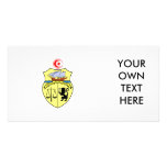 Tunisia Coat of Arms Photo Card Template