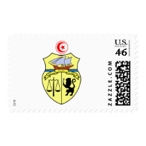 Tunisia coat of arms postage