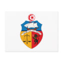Tunisia Coat of Arms Postcard