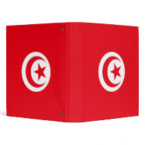 Tunisia Flag Avery Binder