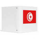 Tunisia Flag 3 Ring Binder