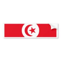 Tunisia Flag bumper stickers