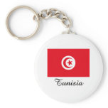 Tunisia Flag Design Key Chains