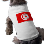 Tunisia Flag Doggie T-shirt