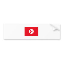Tunisia FLAG International bumper stickers