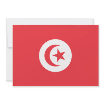 Tunisia Flag Invitation