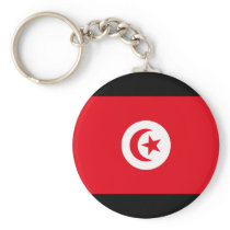 Tunisia Flag Keychain