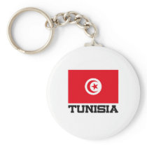 Tunisia Flag Keychain