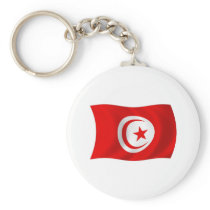 Tunisia Flag Keychain