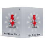 Tunisia Flag Map 2.0 Binders