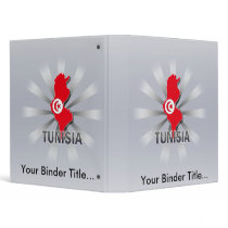 Tunisia Flag Map 2.0 Binders