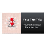 Tunisia Flag Map 2.0 Photo Card