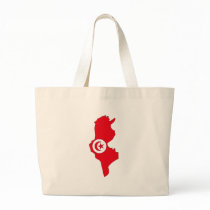 Tunisia flag map bags