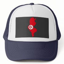 Tunisia flag map hats by FlagStore Tunisia flag map hats