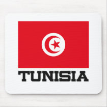 Tunisia Flag mousepads