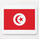 Tunisia Flag Mousepad