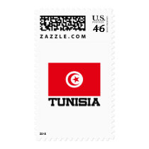 Tunisia Flag postage