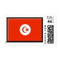 Tunisia Flag postage