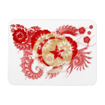 Tunisia Flag Rectangular Magnet