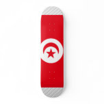 Tunisia Flag Skateboard Deck