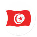 Tunisia Flag Sticker by livingflags Tunisia Flag Sticker