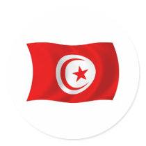Tunisia Flag Sticker
