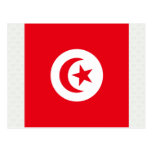 Tunisia High quality Flag Postcard
