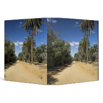 Tunisia, Ksour Area, Ksar Ghilane, date palm 3 Ring Binders