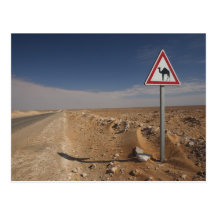 Tunisia, Ksour Area, Ksar Ghilane, Oil Pipeline Postcard