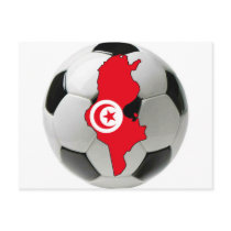 Tunisia national team postcard
