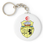 Tunisia Official Coat Of Arms Heraldry Symbol Keychains