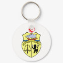 Tunisia Official Coat Of Arms Heraldry Symbol keychains