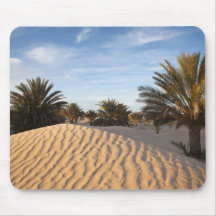 Tunisia, Sahara Desert, Douz, Great Dune, palm 2 Mousepad