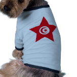 Tunisia Star Pet Tee Shirt