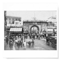 Tunisia Tunis Porte De France 1895 posters