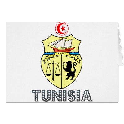 Tunisian Emblem Cards by FlagStore