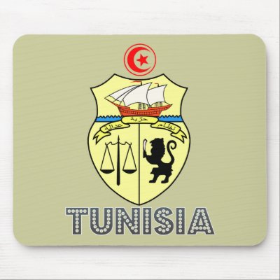 Tunisian Emblem Mouse Pad by FlagStore