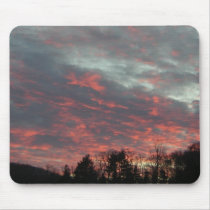 Tunkhannock PA Sunset Sky Mousepad