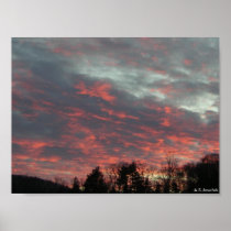 Tunkhannock Sky-Pink & Grey,  A.S.Josefek Posters
