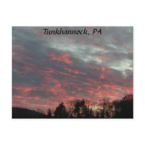 Tunkhannock Sunset Sky Post Card