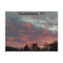 Tunkhannock Sunset Sky Post Card
